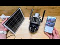 How to Install & Mount - Outdoor Smart Solar Camera with Dual Lens , PTZ Security CCTV - V380 Pro