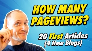 How Much Traffic To A NEW Site? (20 First Articles  NO Linkbuilding!)