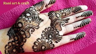 Latest Easy Mehndi Design for Front Hand | Simple Front Hand Mehndi Design | Henna Mehandi Designs