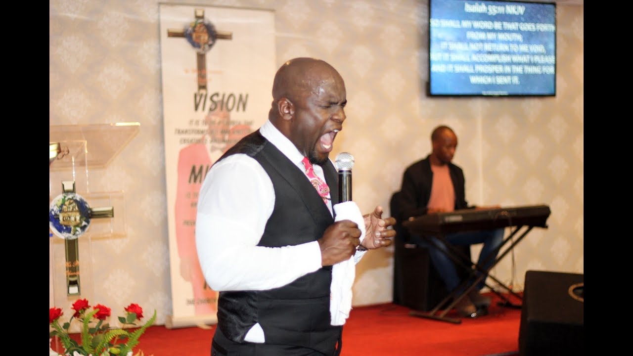 Apostle Ebby Mthombeni hosting   Apostle Msumba  -  Part 1