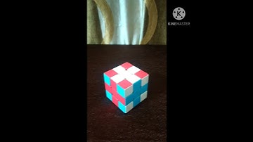 Cross pattern in 3 by 3 rubik