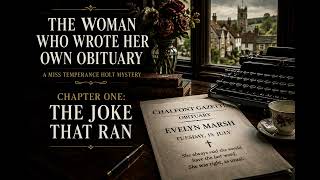 The Woman Who Wrote Her Own Obituary | Chapter 1: The Joke That Ran | British Cosy Mystery