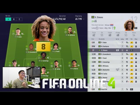 FIFA ONLINE 4: TEST Dàn Team TRẺ & TRÂU SS20 +8 & Đi Chợ, Đập Thẻ Build Đội Hình Man City MAX BING