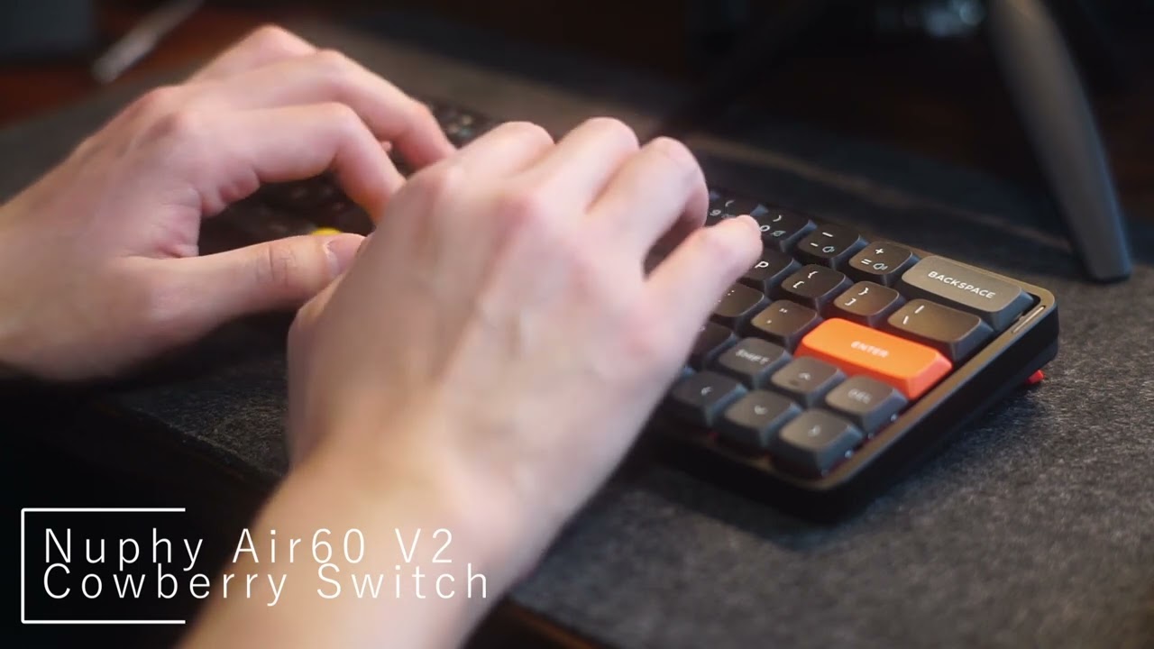 NuPhy Air60 V2 レビュー！オシャレな見た目と打鍵感の良さが魅力の