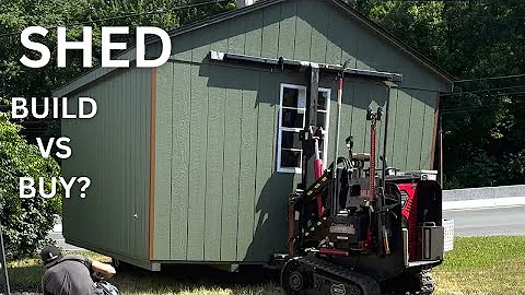 Sheds: Build Or Buy?  - Cost Breakdown