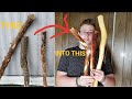 HOW TO MAKE BEAUTIFUL WALKING STICKS