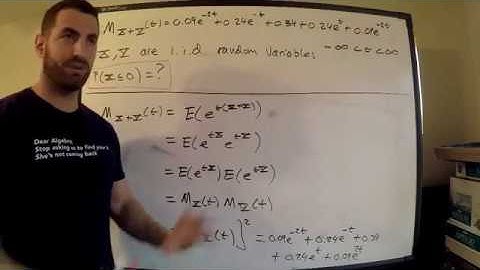 SOA #137 Exam P | Moment Generation Function
