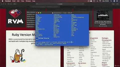 003 Installing Ruby on Rails on macOS