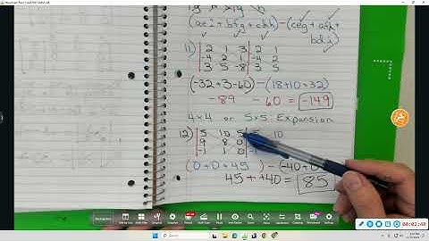 20251117 Systems of Equations and Matrices Part 3
