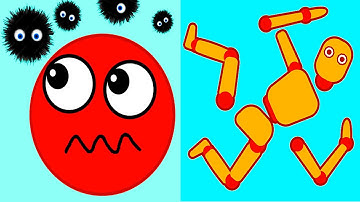 Hide Ball vs Ragdoll Break 👉🟥🟢🟦👈 Satisfying Walkthrough Max All Levels Android iOS ASMR Gameplay