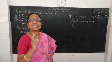 Normal subgroups - Definition and Lemma 2.6.1