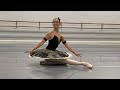 Satanella variation rehearsal  amber skaggs ballerina balletdancer pointe variations