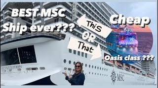 CHEAP OASIS CLASS? MSC World Europa 4bs FULL SHIP REVIEW