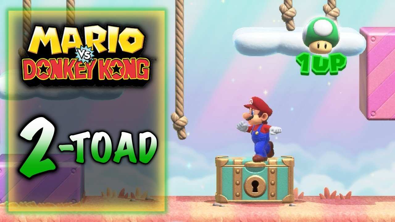 Mario vs Donkey Kong - Level 2-Toad - Extra Bonus Level - Donkey Kong ...