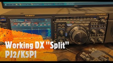 Working DX "Split" on CW - Curacao - PJ2/K5PI