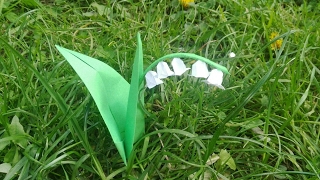 Origami Une Fleur De Muguet En Papier - Origami Simple