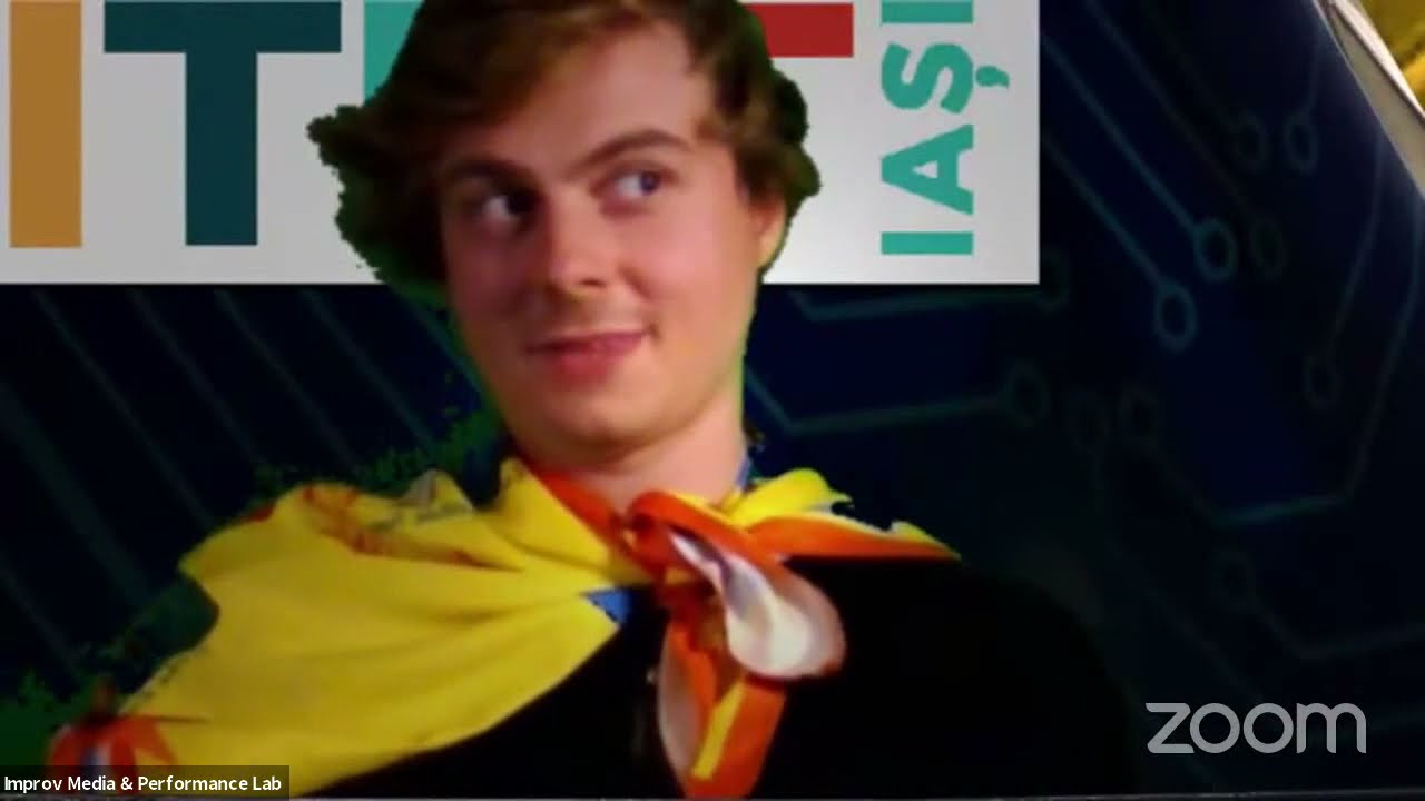 Improbotics - Spectacol de improvizație online coordonată de IA