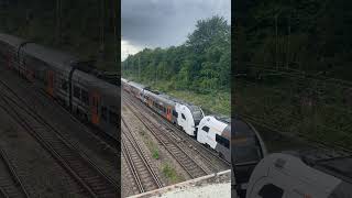 RE 4 fährt durch Hagen-Vorhölle #train #trainspotting #rrx #desiro #diserohc #siemens #br462