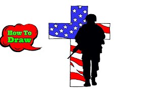 Famous How To Draw Memorial Day | Memorial Day In America Poster Drawing Net Worth