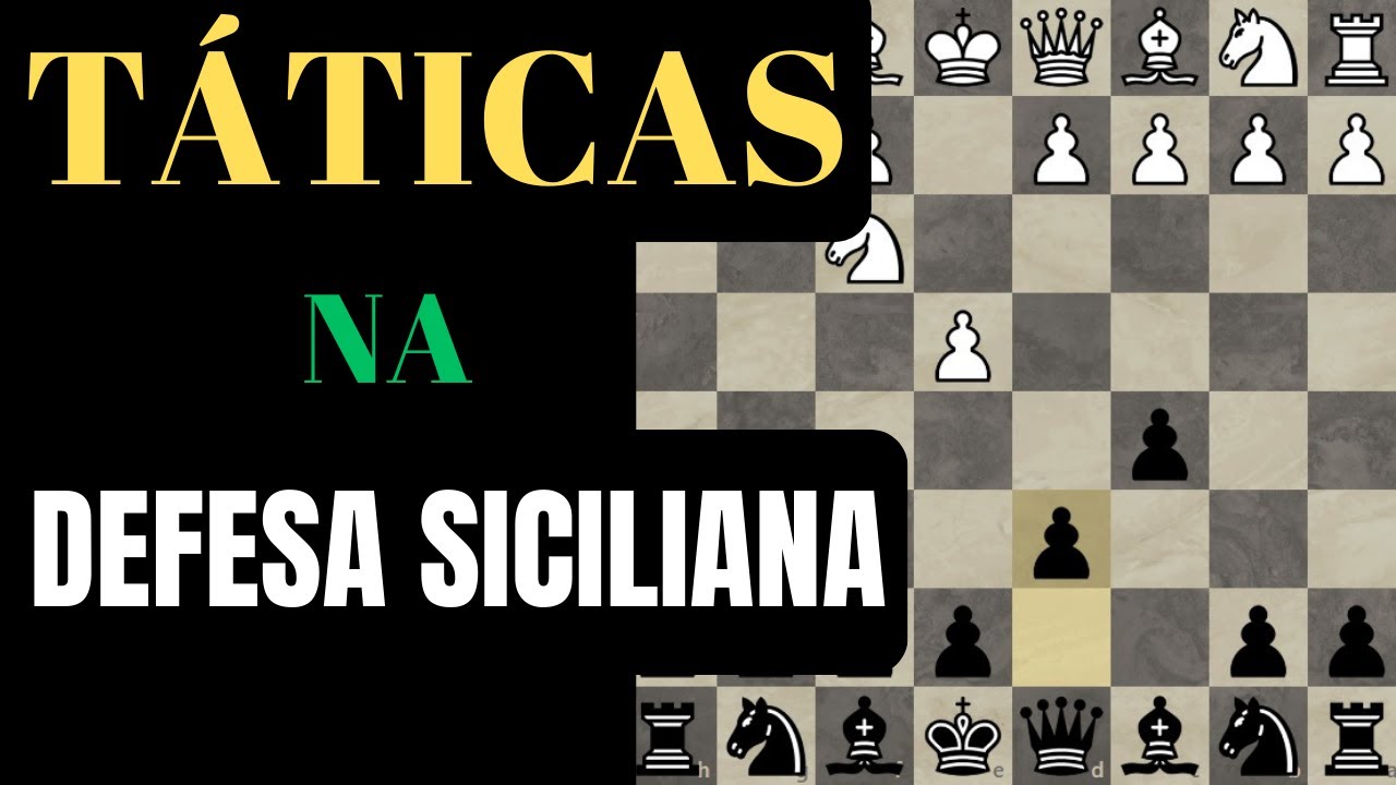 TÁTICAS NA DEFESA SICILIANA 