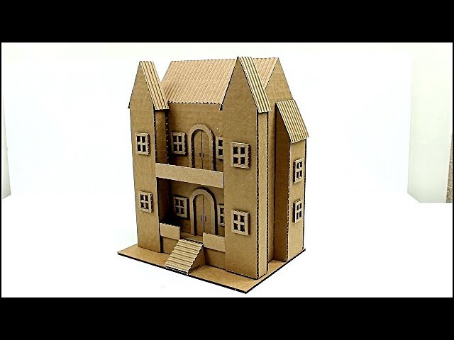 Cómo hacer casas con cartón