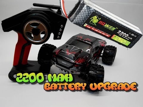 wltoys A979 rc car Battery Upgrade 