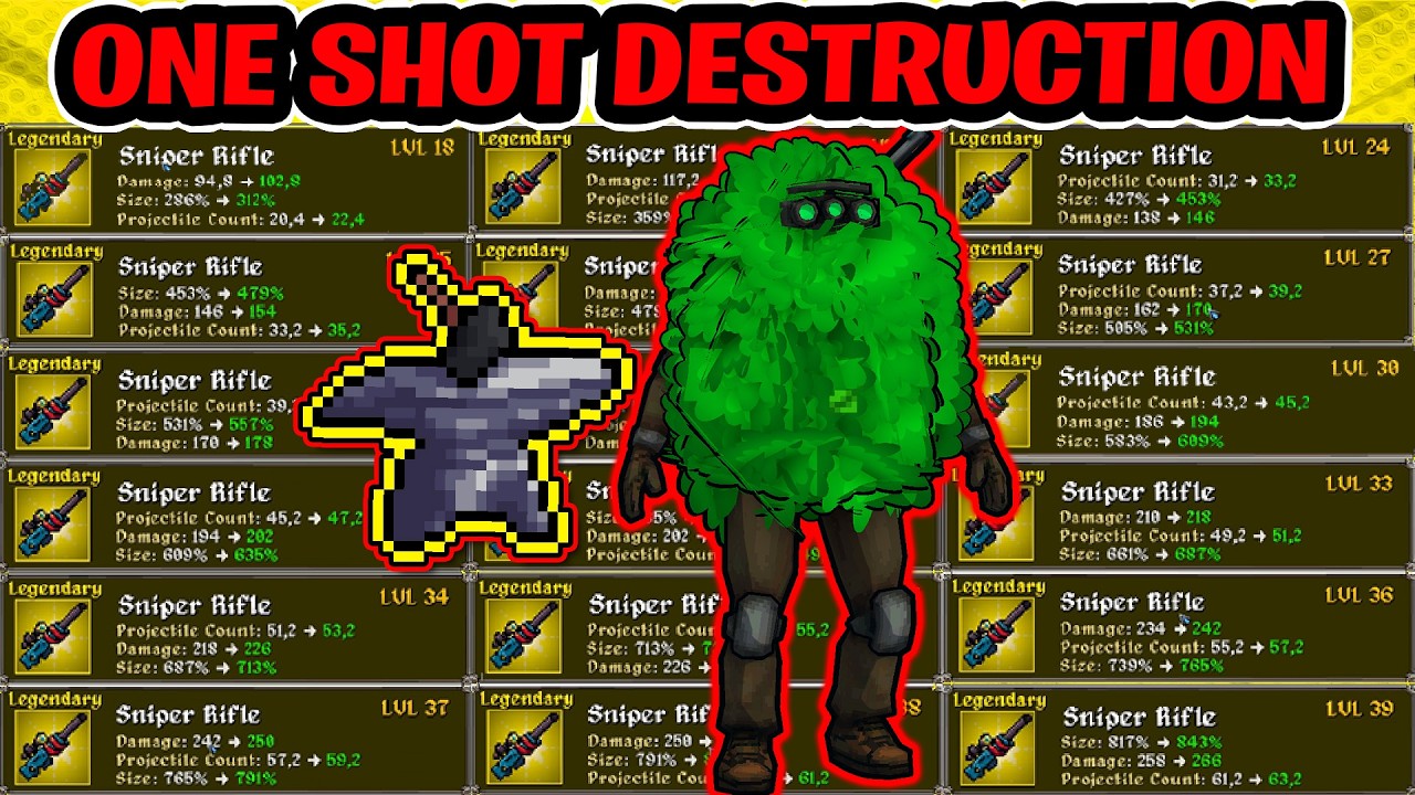 MAX Anvil Sniper Rifle Reaches BROKEN Damage | Megabonk