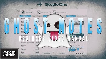 How to Access Ghost Notes In Studio One V4 presonus studio one