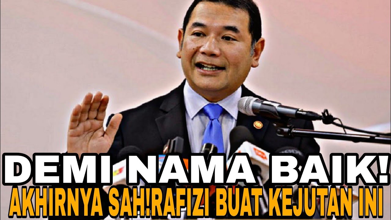 KECOH PETANG INI! SYABAS RAFIZI HARI INI BUAT PENGUMUMAN MENGEJUTKAN
