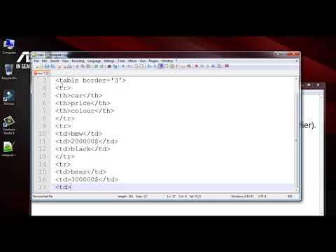 how to add a table to a webpage