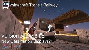 Minecraft Transit Railway - 3.1.5 and 3.1.6 update explained in 3 minutes!