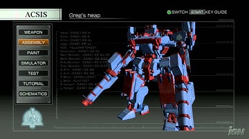 Armored Core 4 PlayStation 3 Gameplay - Look at everything