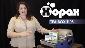 Tea Box Overwrapping Tips With Xopax PX12