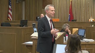 Deputy District Attorney William Harper delivers closing argument in Megan Boswell trial