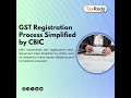 GST Registration Simplified  #GSTUpdate #CBIC #GSTRegistration #TaxRodo