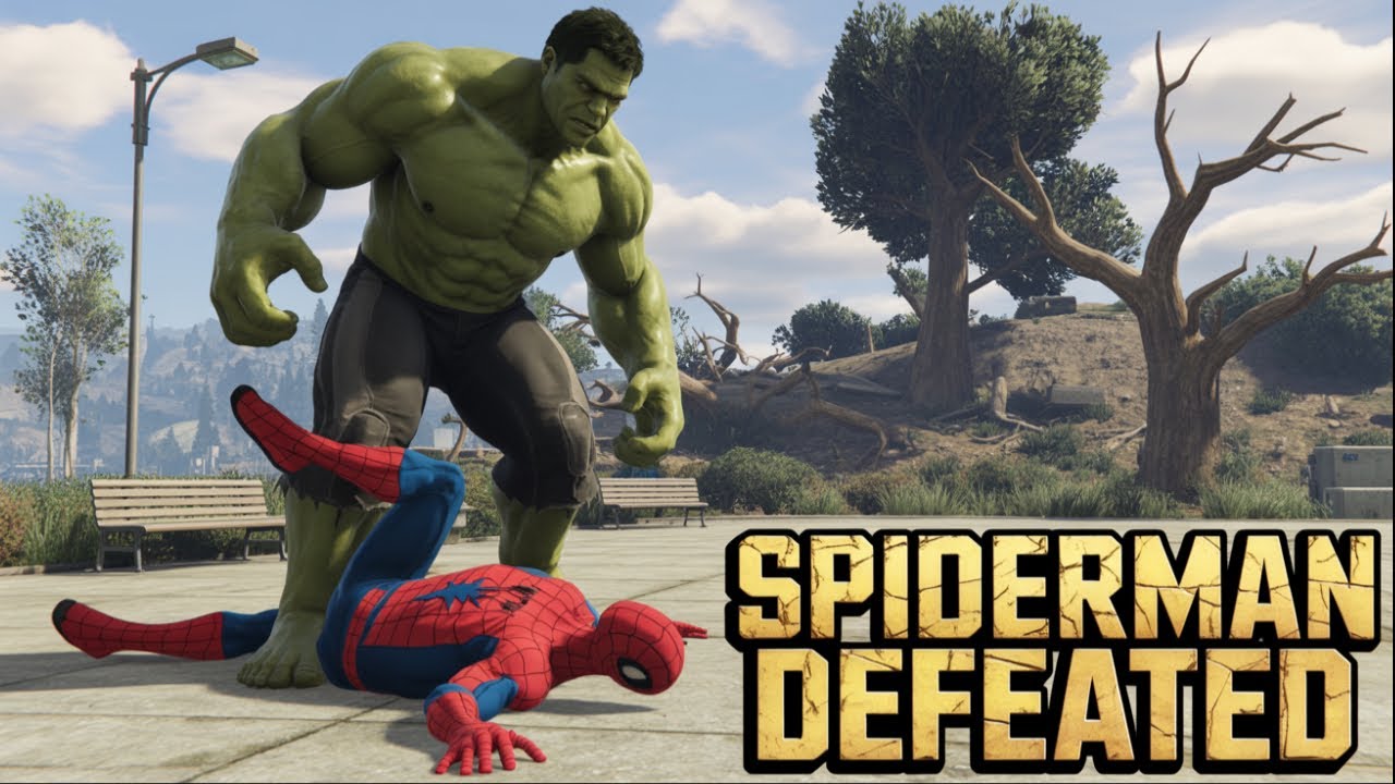 IRON SPIDER vs HULK in EPIC GTA 5 Battle! 💥 Who Wins the Ultimate Superhero Showdown?