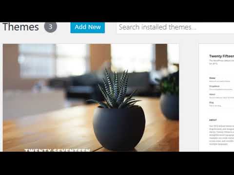 Installing a WordPress Theme - YouTube