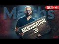SSC CGL 2026 Maths | MENSURATION 2D -1 | SSC CGL/CHSL Maths Classes 2026 By Tarun Sir