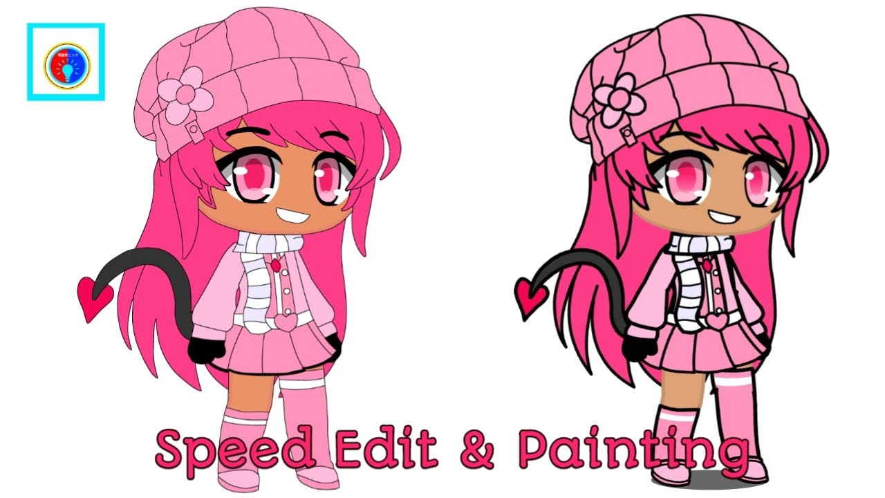 Speed Edit & Painting Calista's Cherry Blossom Outfit! |Gacha Club| Ibis Paint X Full Time Lapse #10