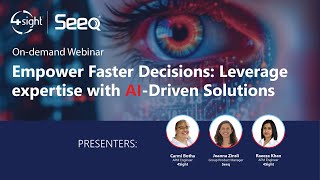 Webinar: Empower Faster Decisions: Leverage Your Expertise with AI-Driven Analytics in Operations