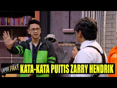 Ditangkap, Zarry Hendrik Menjawab Dengan Kata-Kata Puitis | LAPOR PAK! (31/03/22) Part 4