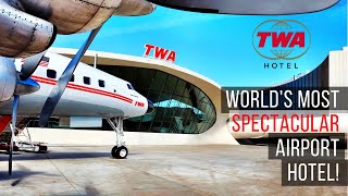 Staying the night at the AMAZING 1960s TWA Hotel at JFK! (full review)