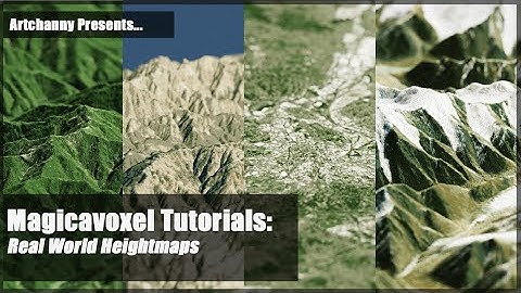 Magicavoxel Tutorials - Creating Real World Heightmaps
