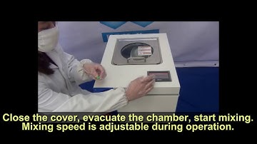 Planetary Centrifugal Vacuum Mixer & Mill with Two 300 mL Containers - MSK-PCV-300-LD