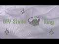 DIY Wire Wrap Stone Ring |  Green Aventurine Gemstone 💚