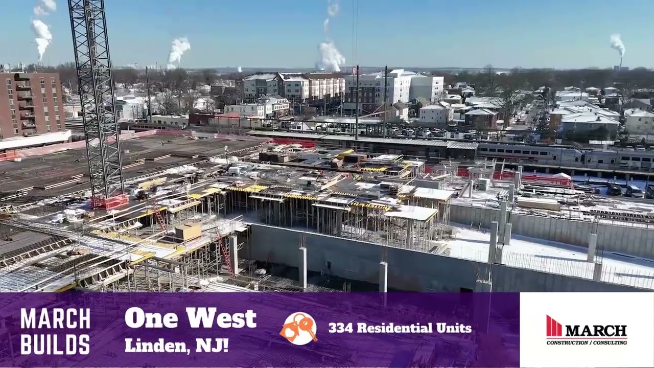 One West Linden Apartment Complex | Mordevco x March Construction | Linden, NJ |  January 2025