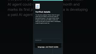 Meta's Hatch AI agent could cost up to $200 a month and marks its first paid AI product:...