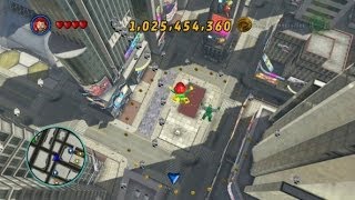 LEGO Marvel Super Heroes - Times Square Area 100% (All Collectibles - Gold Bricks/Tokens/Missions)