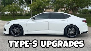 2021 Acura TLX ASpec  OEM TypeS Upgrade | Front Splitter | Diffuser | YSpoke Wheel | BC Coilover