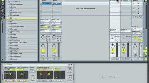 Ableton Live Tutorial - Using the Sends & Returns